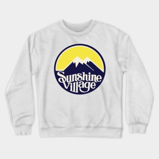 Sunshine Village Banff Vintage Skiing Crewneck Sweatshirt